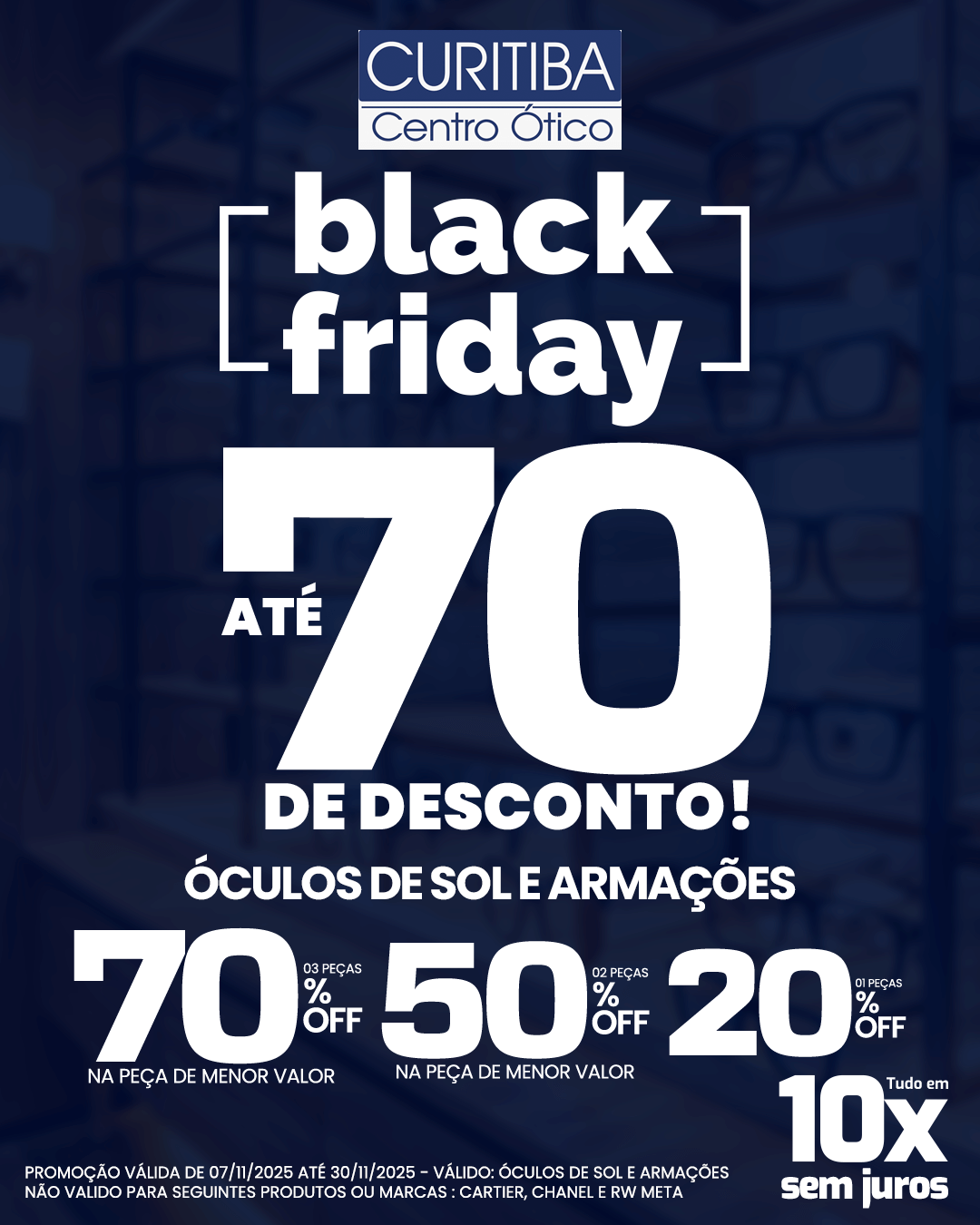 Black Friday - Até 70% de desconto!