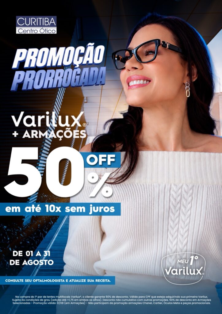 Varilux® + Armaçõeș 50% OFF